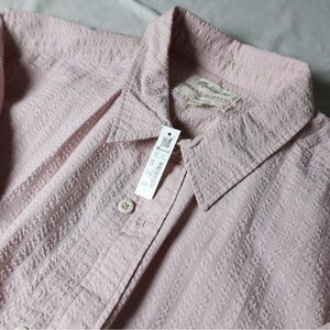 Madewell Textured Linen Shirt NWT